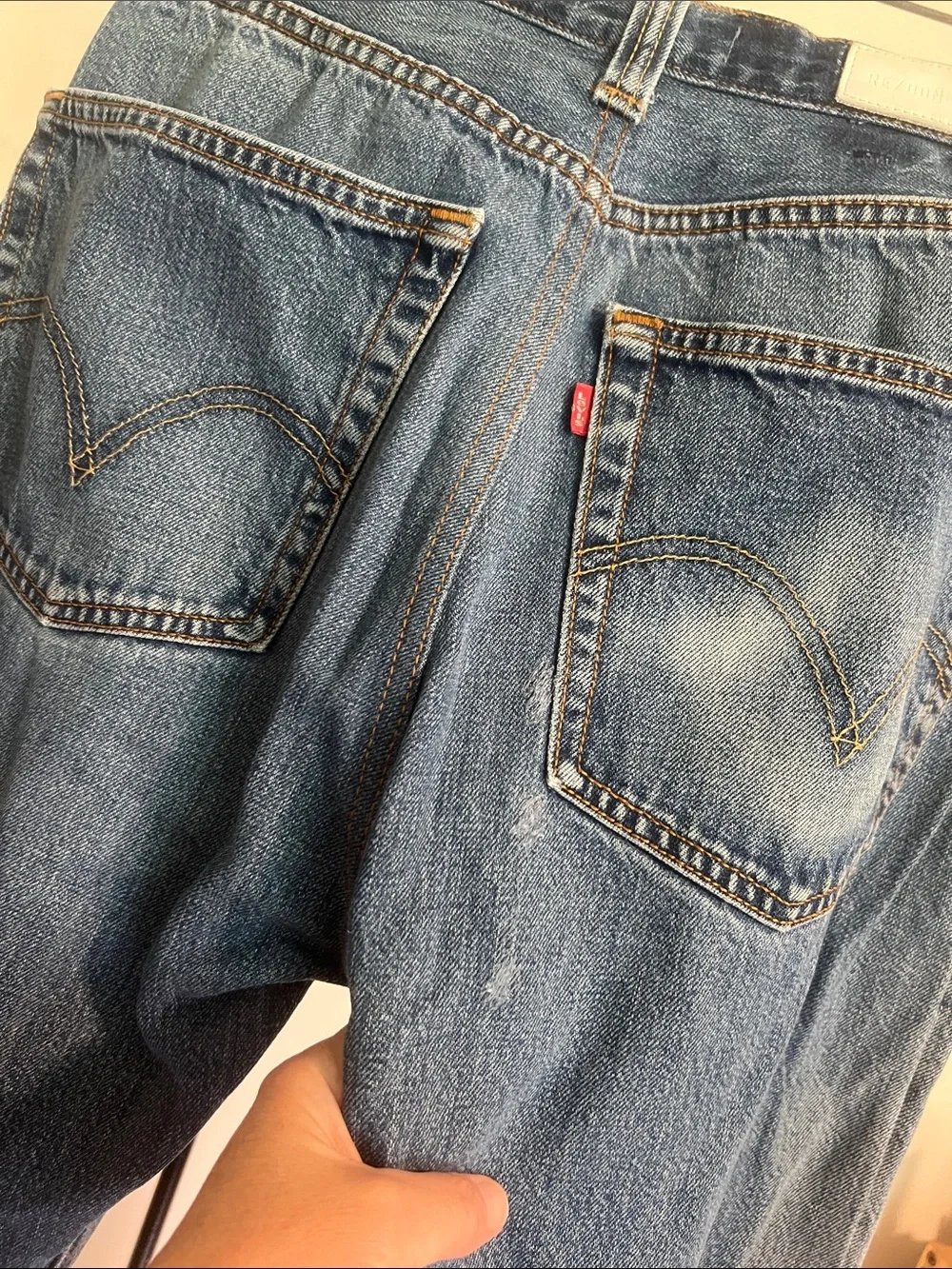 Re/Done Distressed Levi’s Jeans